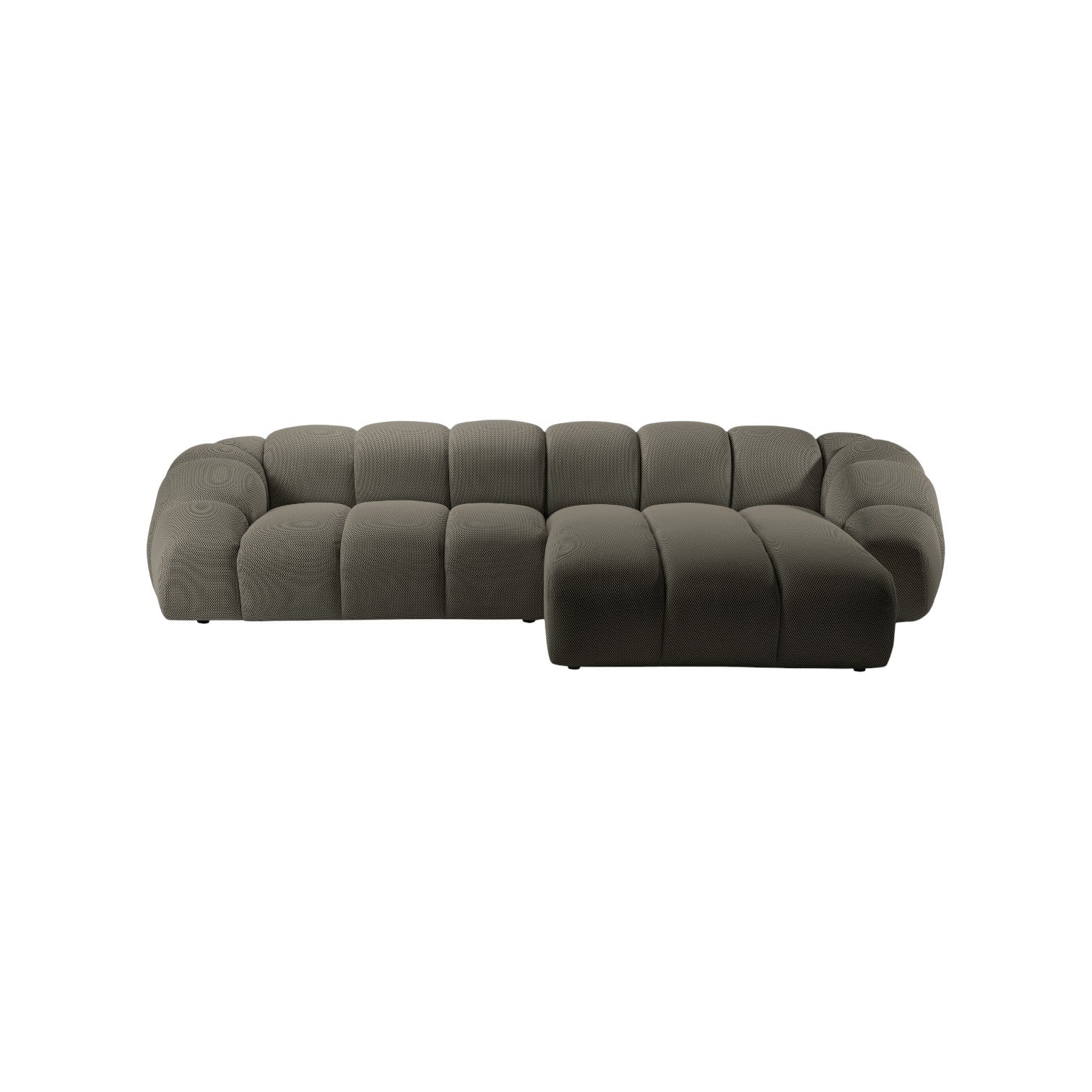 Right Corner Sofa, "Diana", 4 Seats, Steel, 334x182x72
Made in Europe