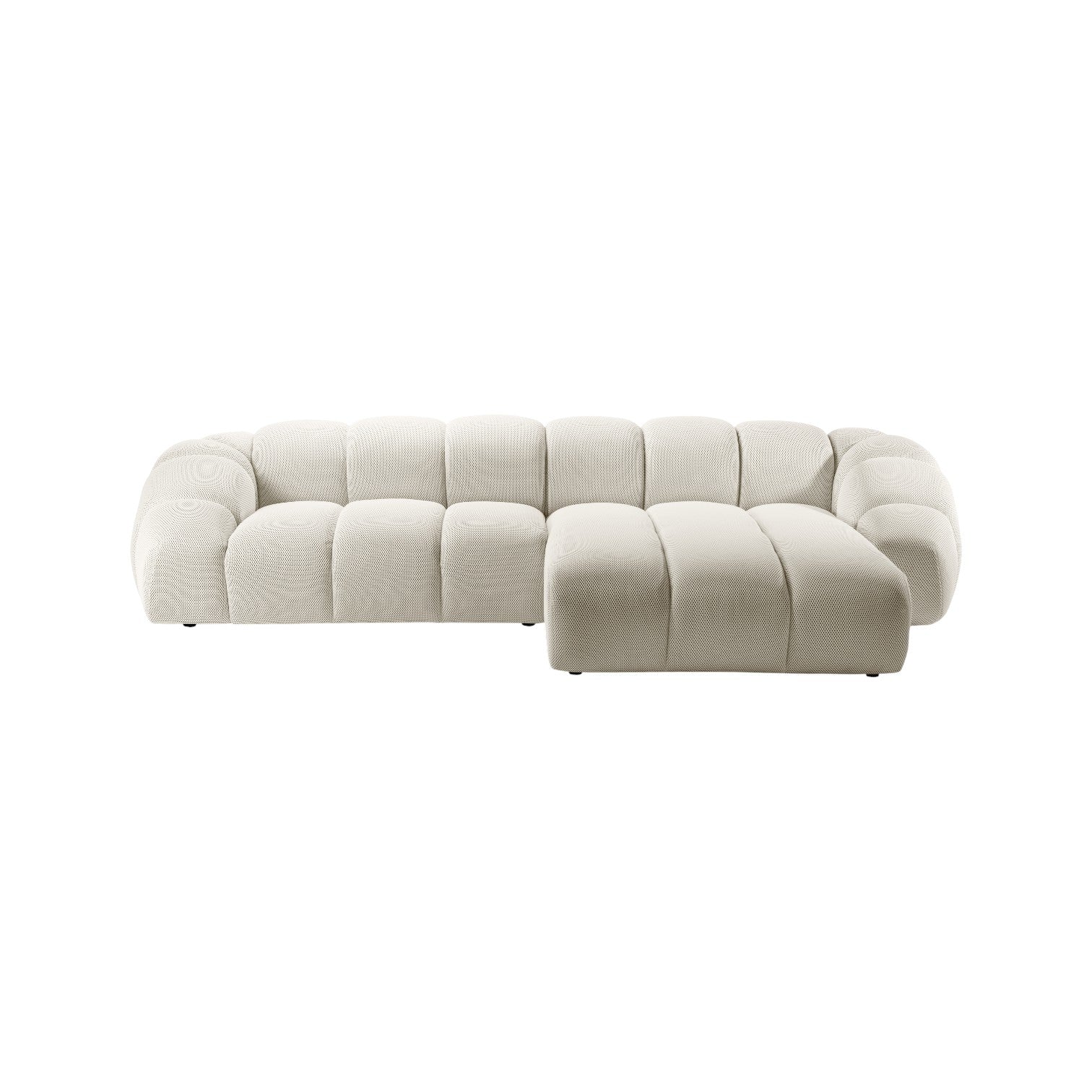 Rechte Ecke Sofa, "Diana", 4 Sitze, leichter Beige, 334x182x72
In Europa gemacht
