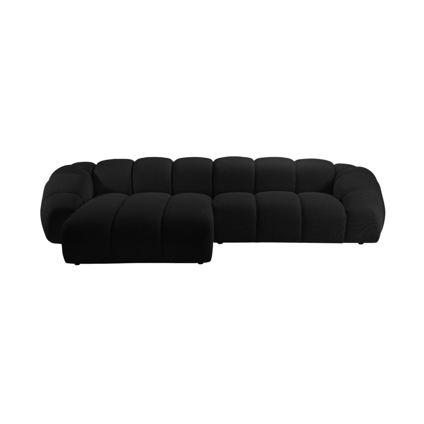 Linksecke Sofa, "Diana", 4 Sitze, schwarz, 334x182x72
In Europa gemacht