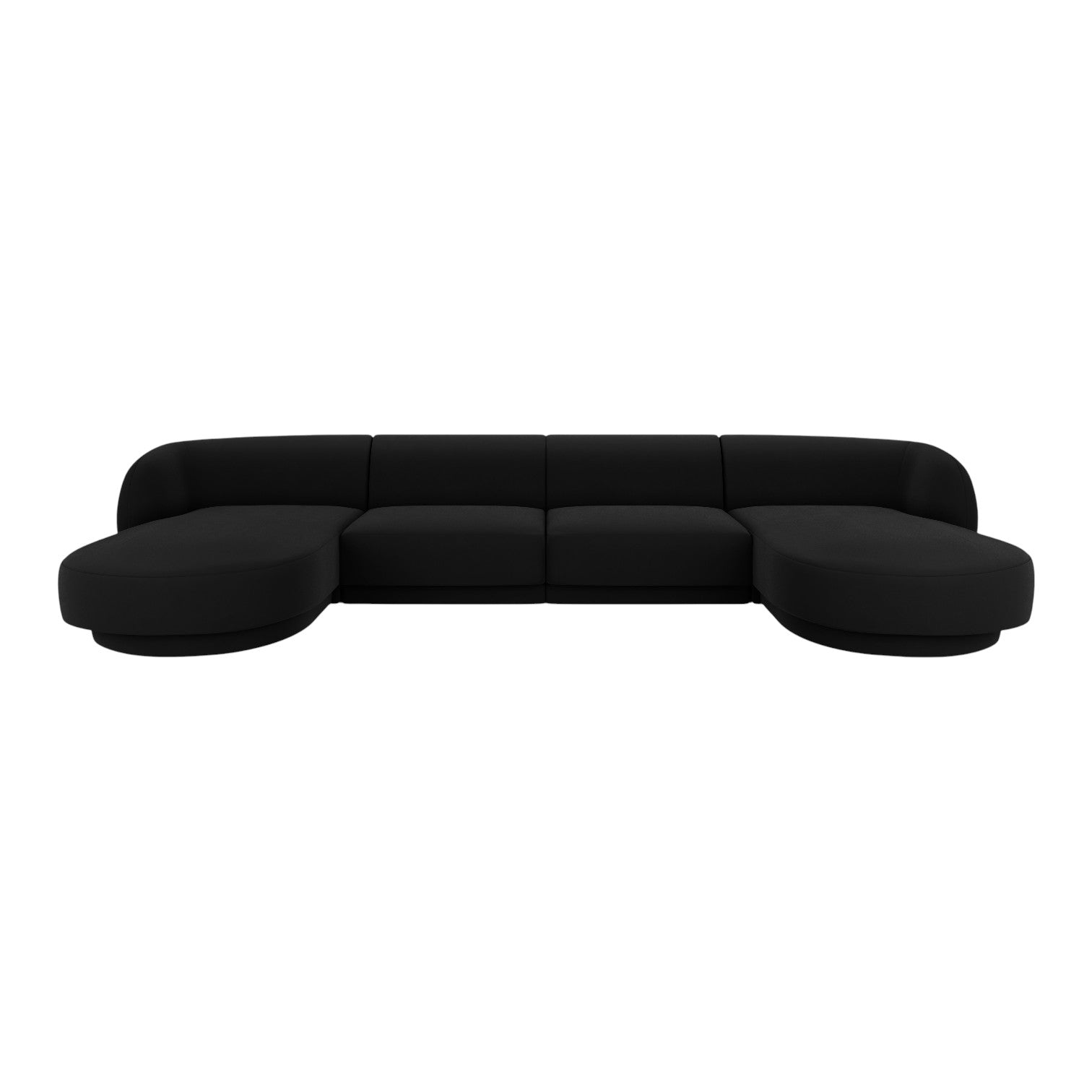 Miley black panoramic corner