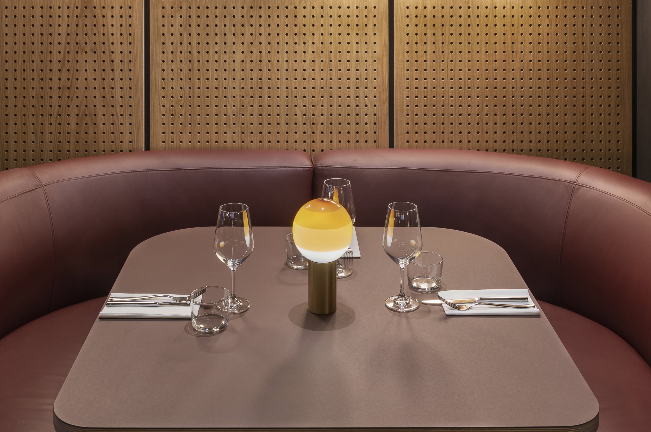 Akku-Lampe DIPPING schokoladenbraun