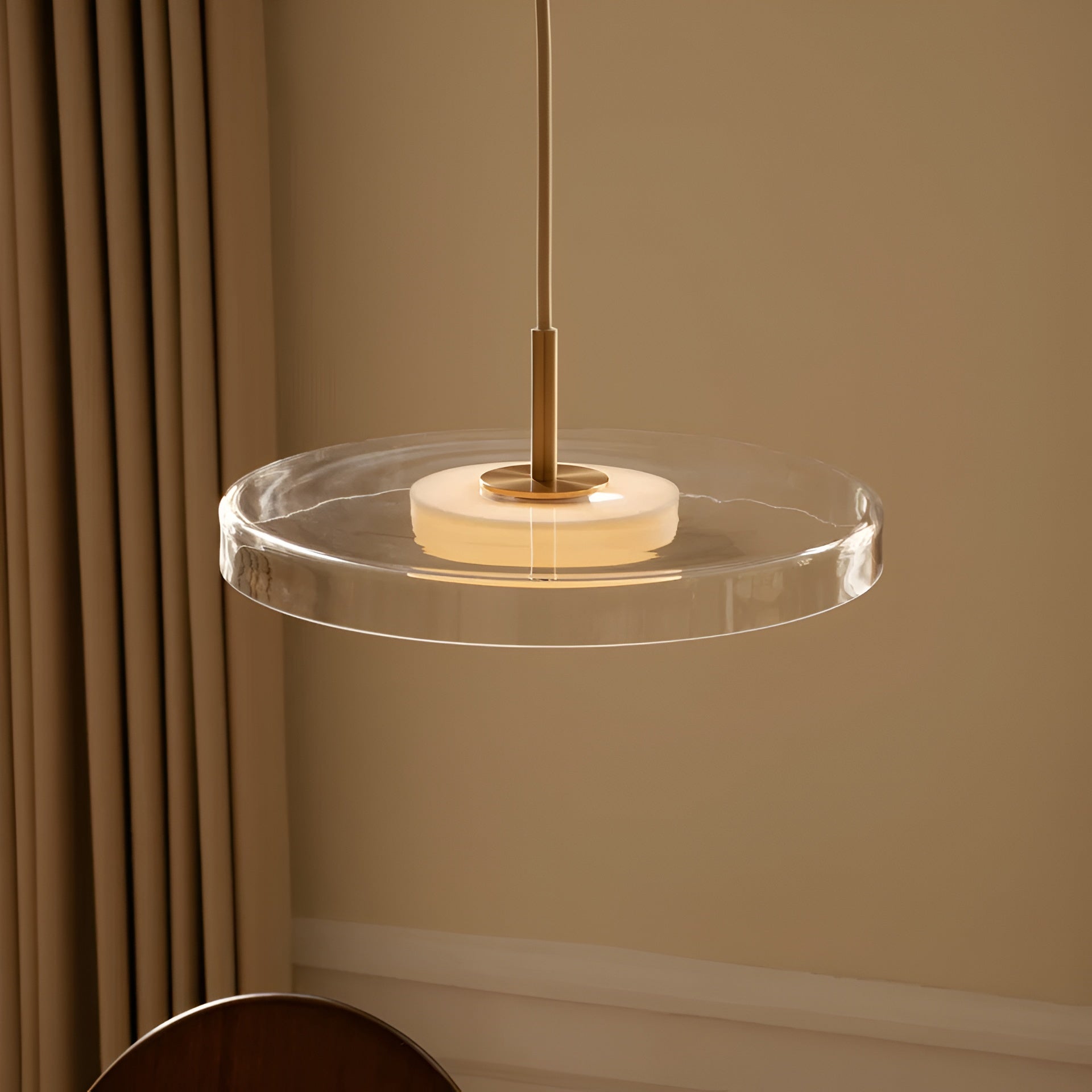 ASTERIA GLASS transparent pendant lamp