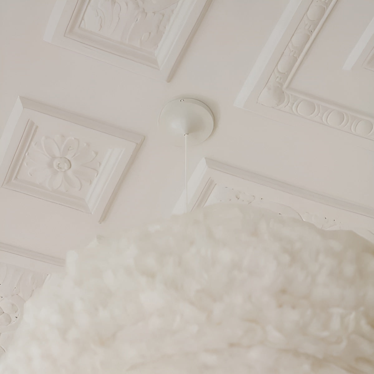 CORD PRO White Pendant Lamp Mounting