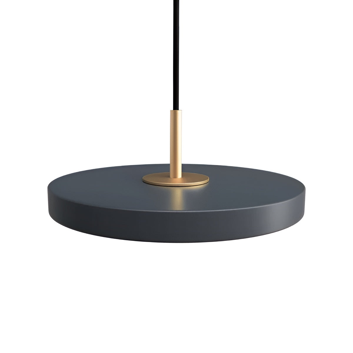 Pendelleuchte ASTERIA MICRO anthrazit mit goldener Einlage