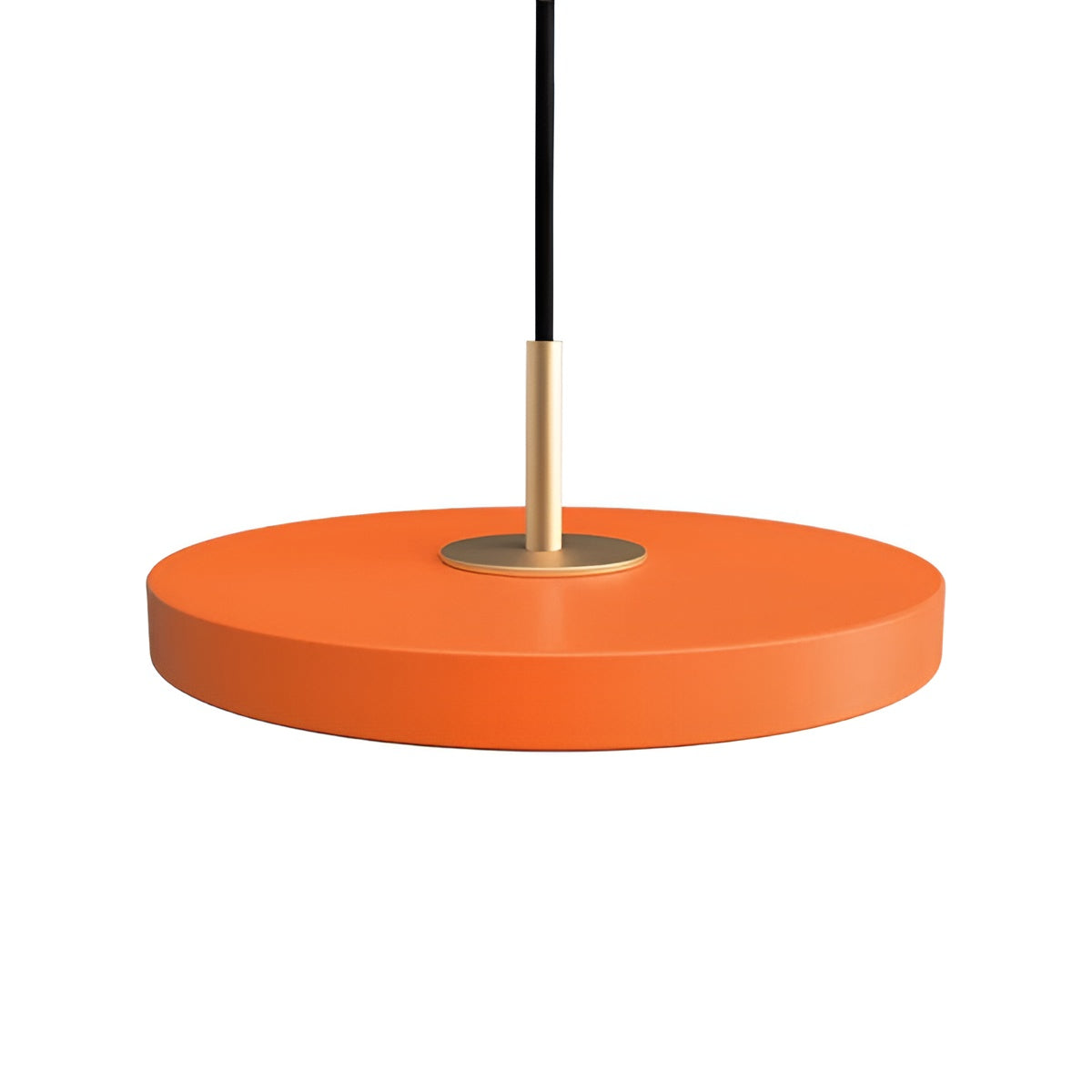 Pendelleuchte ASTERIA MICRO orange mit goldener Einlage