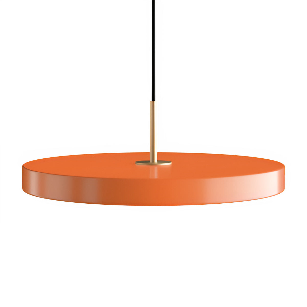 Pendelleuchte ASTERIA PLUS orange mit goldener Einlage