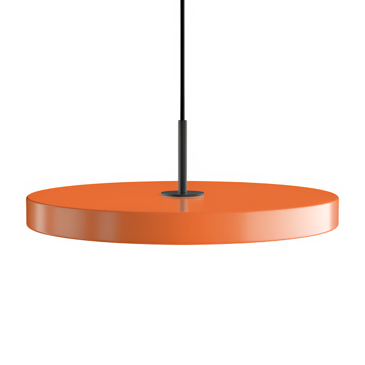 Pendelleuchte ASTERIA PLUS orange mit schwarzem Einsatz