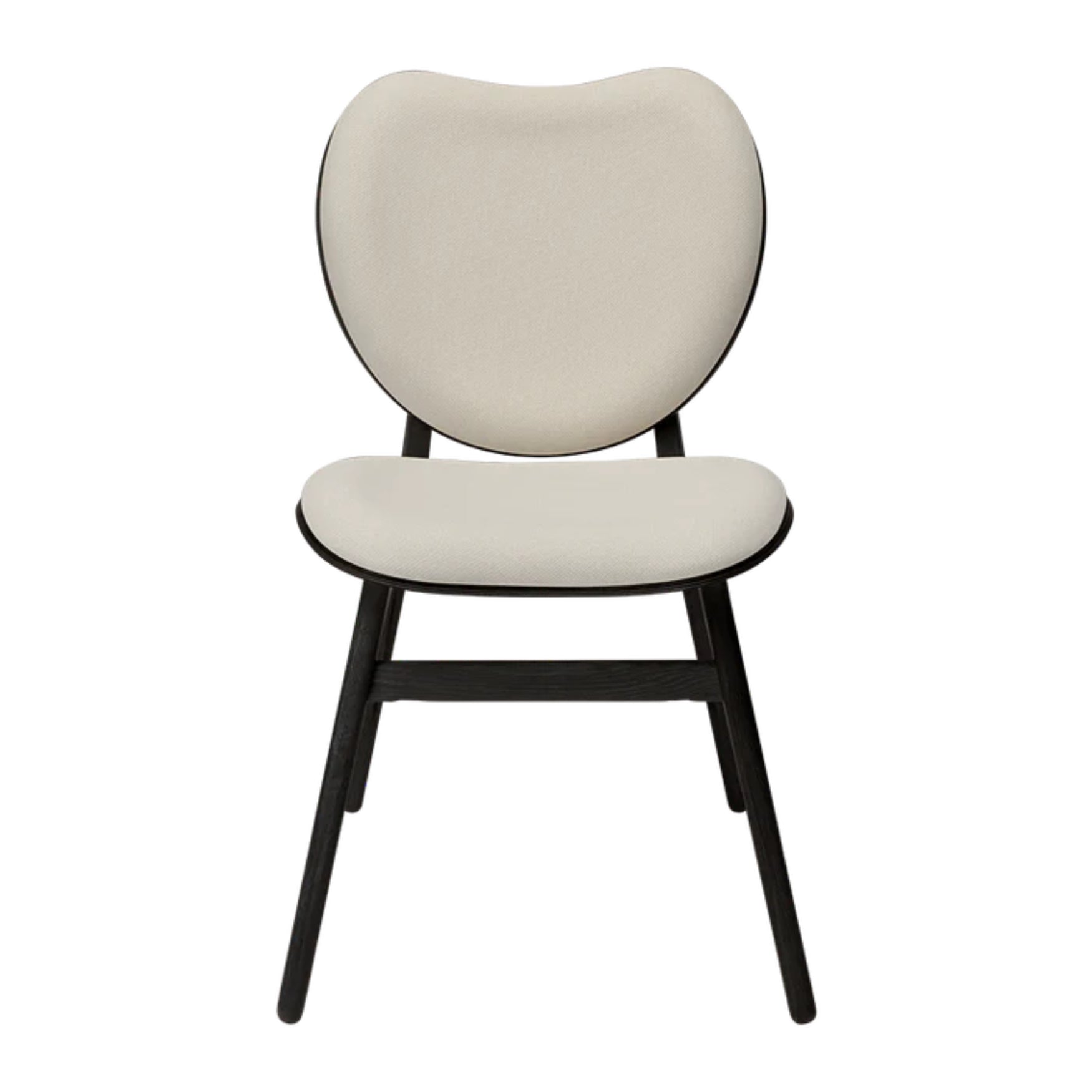 CONVERSATION chair sand with black oak base