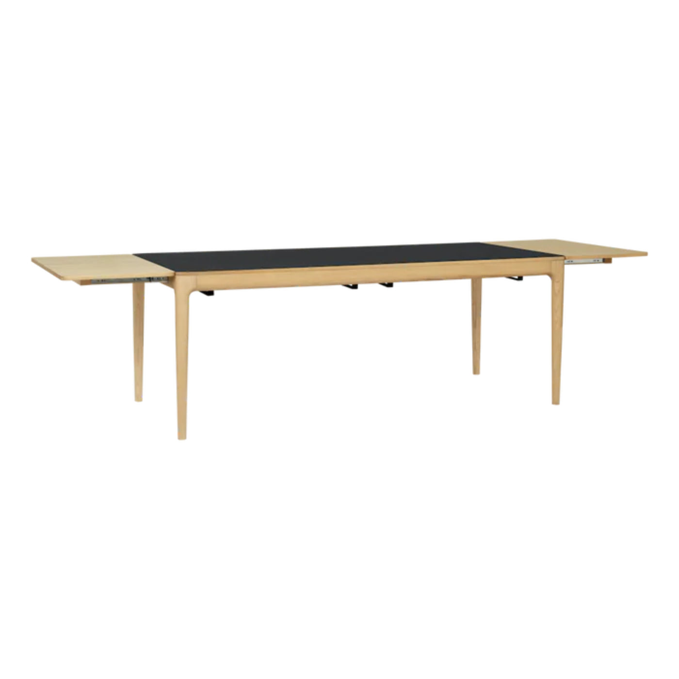 HEART'N'SOUL black extendable table with oak base