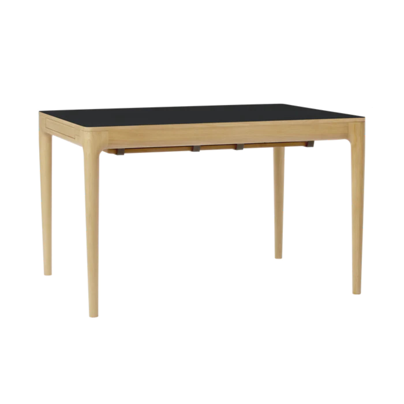 HEART'N'SOUL black extendable table with oak base