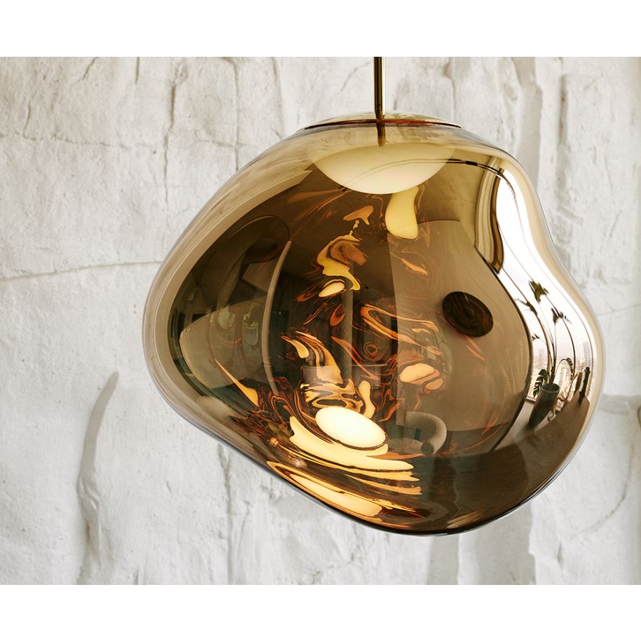 Zloty hängende Lampe schmelzen