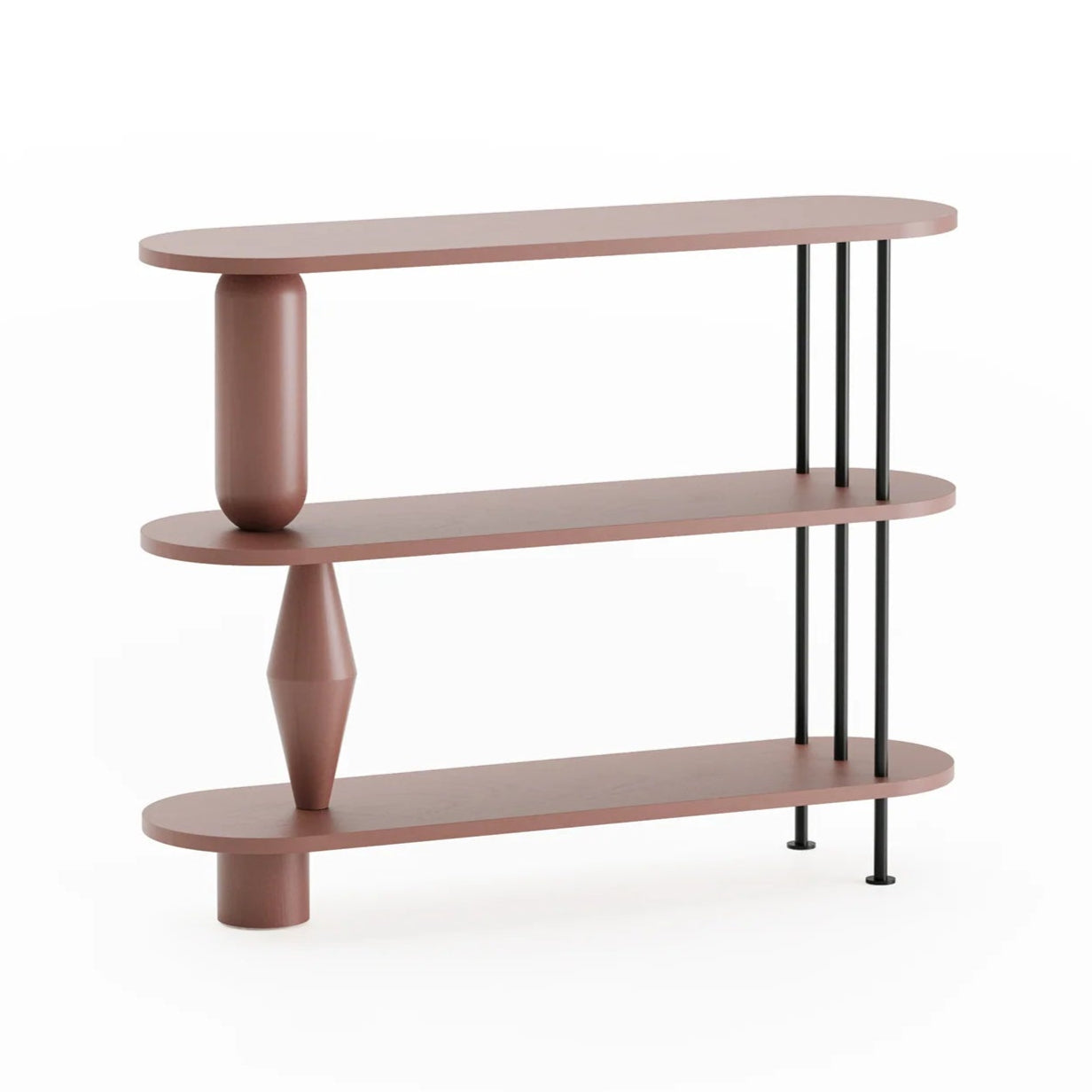 Regal VAZOO aus rosa Eichenholz