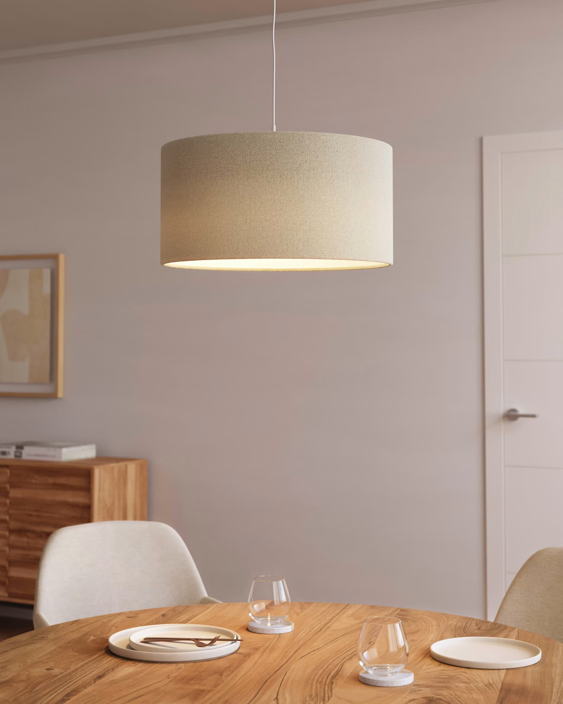 Lampa wisząca NAZLI beżowy La Forma Eye on Design