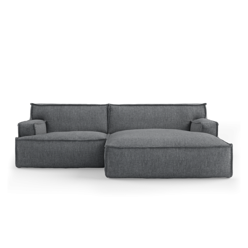 Right-facing 3-seater modular sofa DRIFTER upholstered