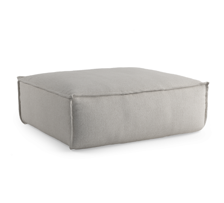 Upholstered 2-Seater Pouf DRIFTER