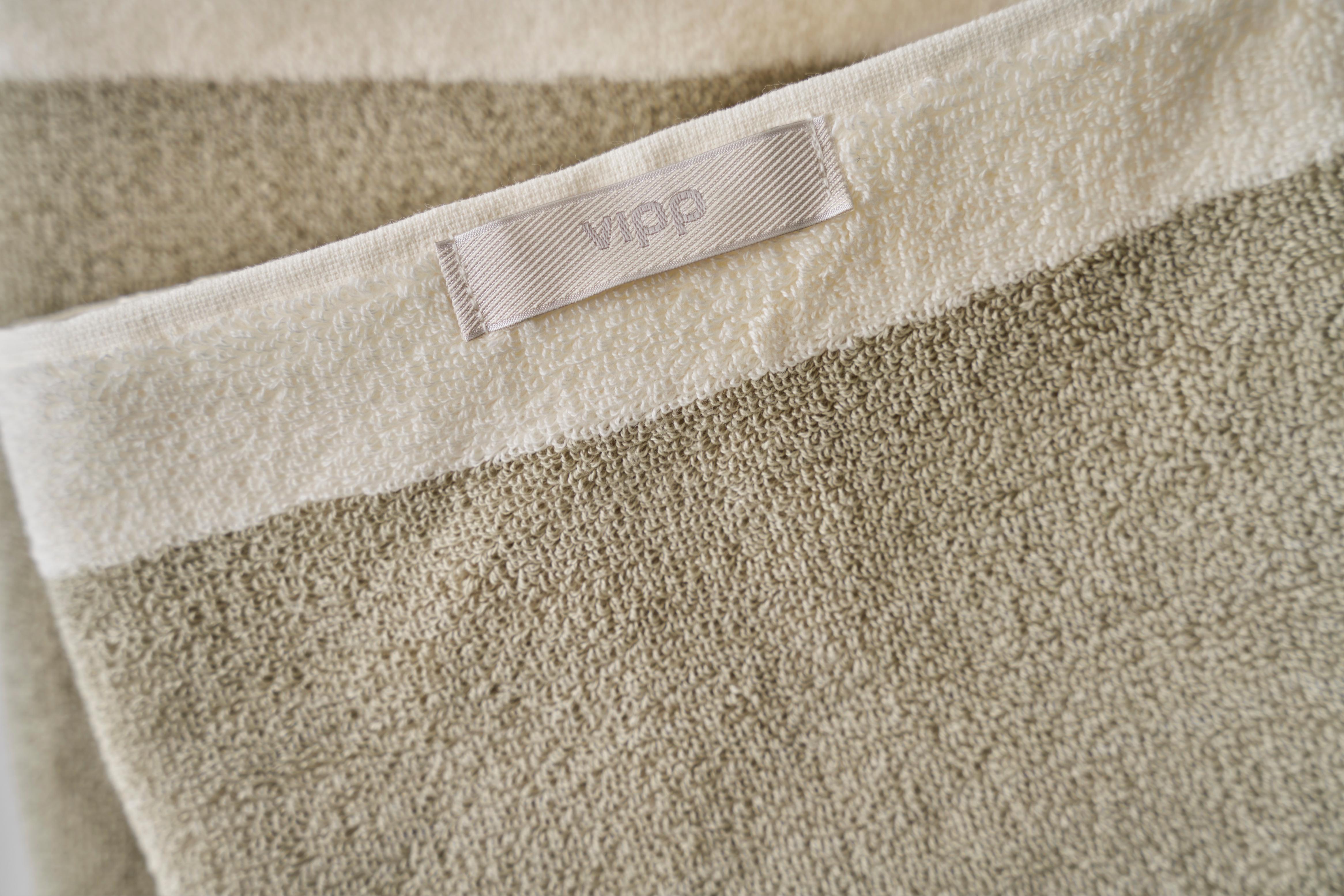 VIPP towel khaki cotton