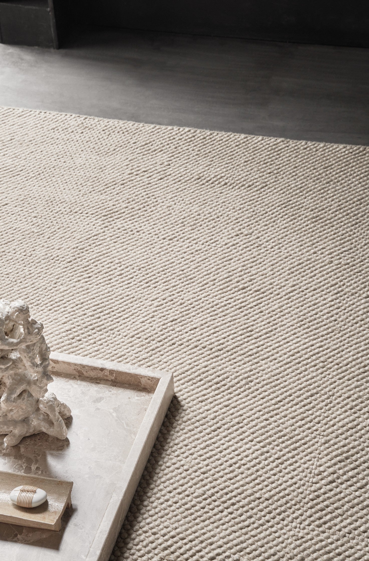 Rug 143 beige wool