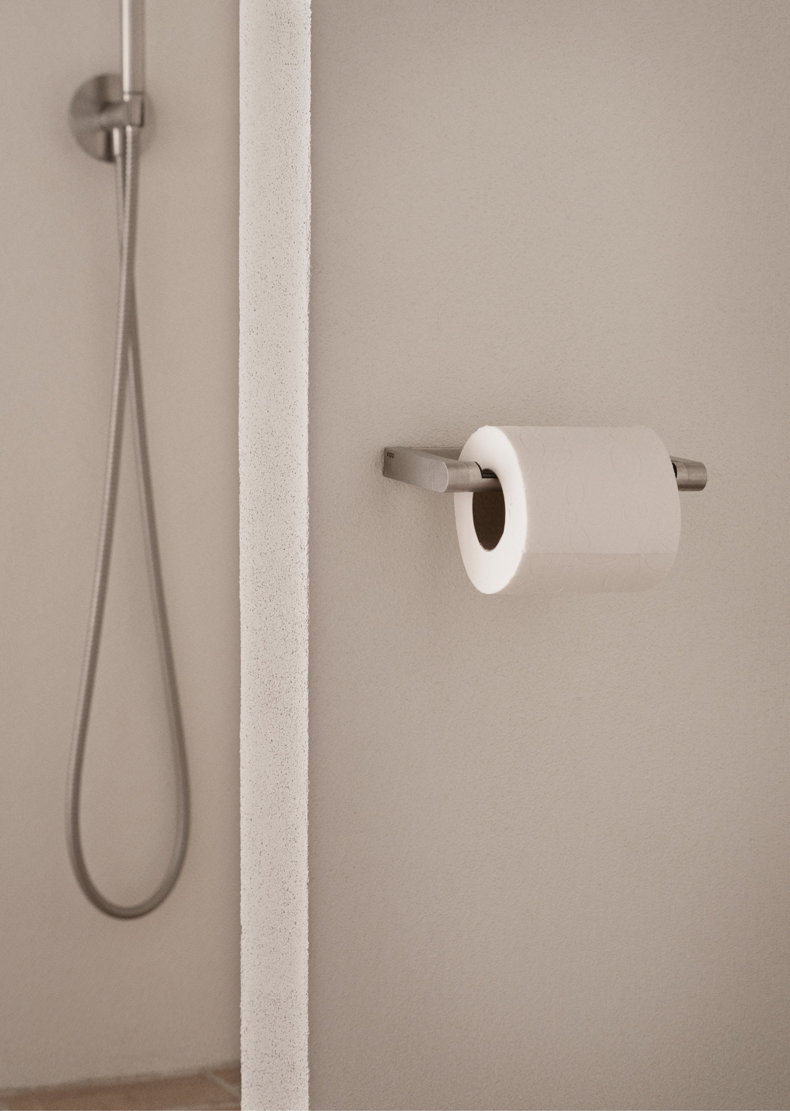VIPP Steel Toilet Paper Holder with Black