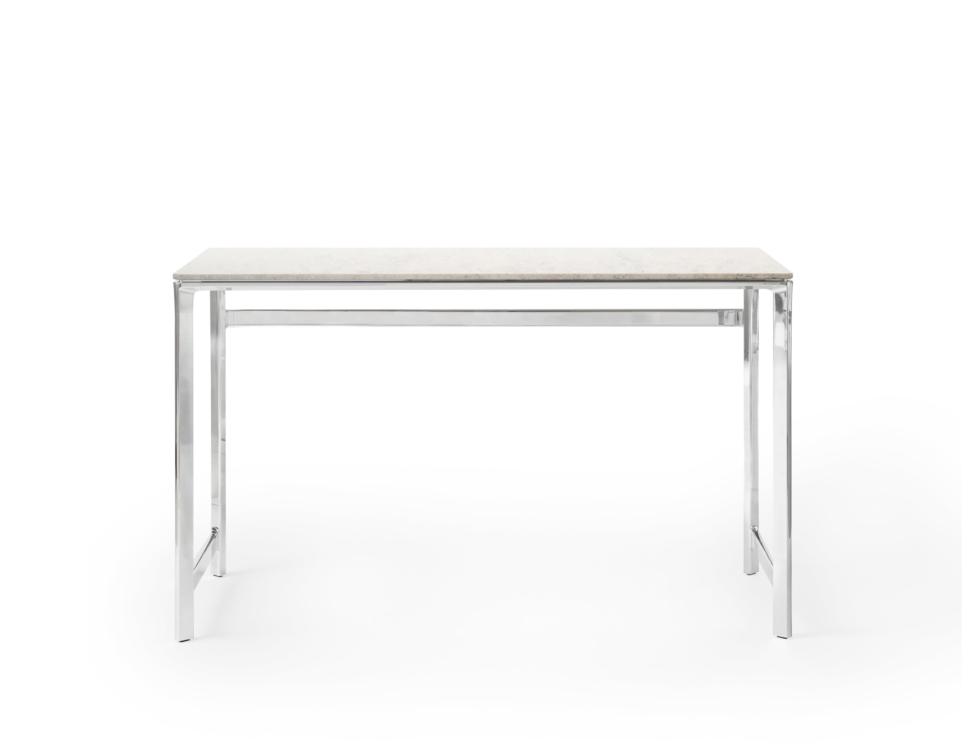 Schreibtisch STUDIO mit marmorierter Platte