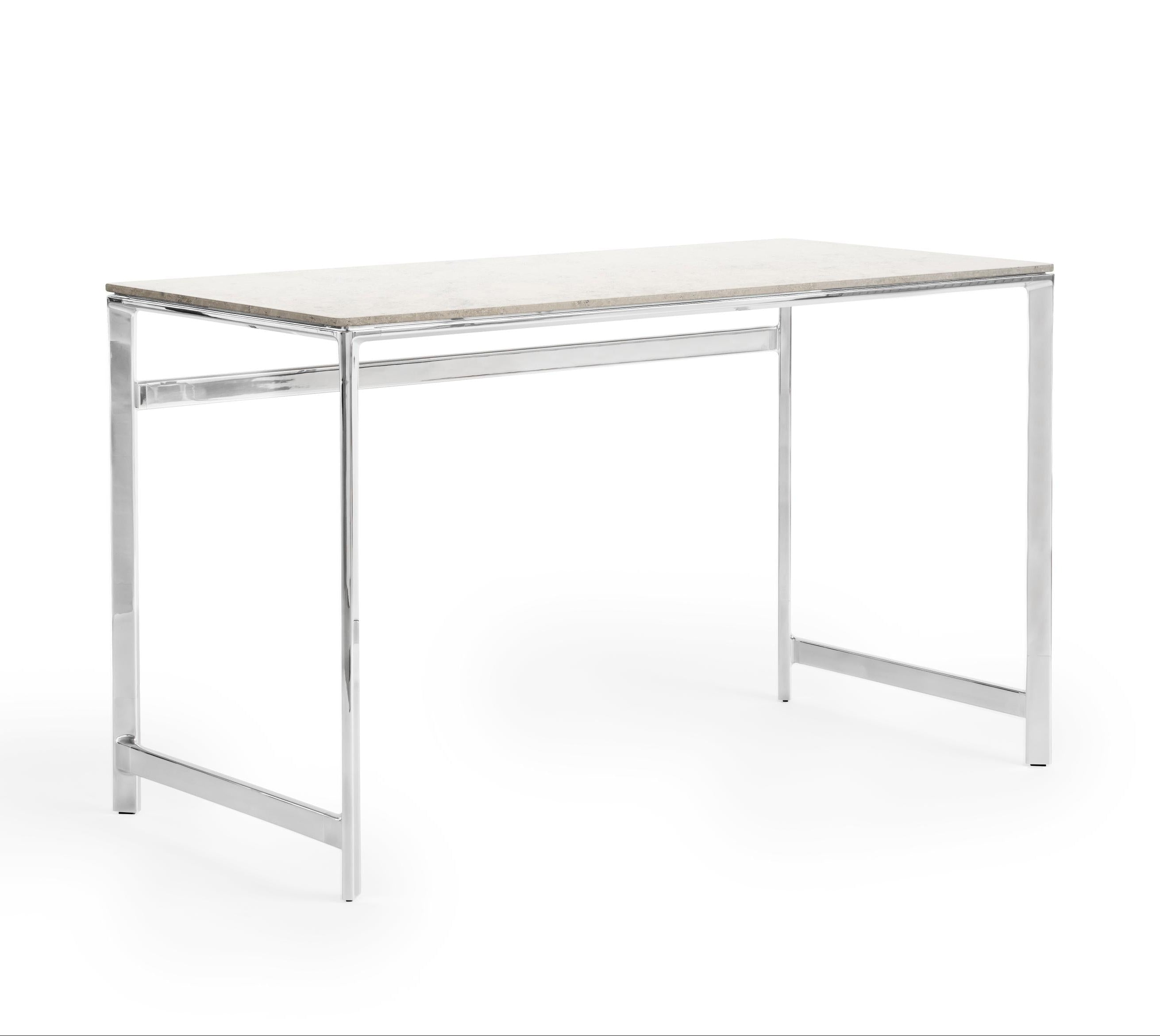 Schreibtisch STUDIO mit marmorierter Platte
