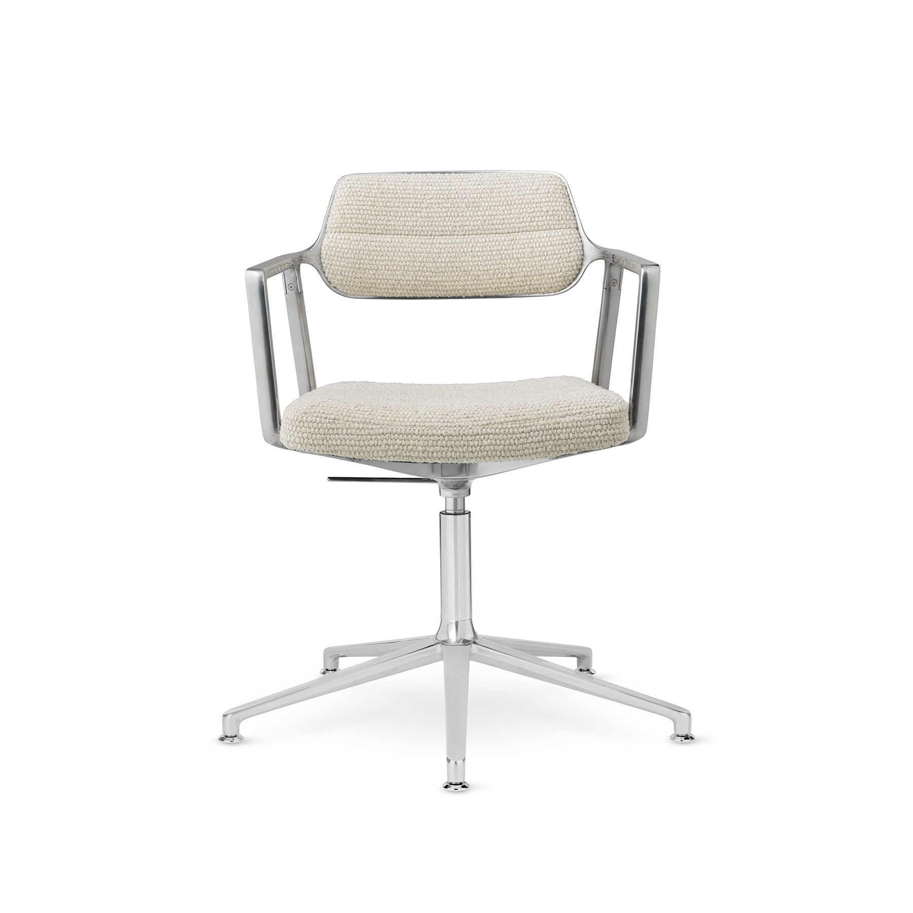 Office chair 453+ light gray with metal base