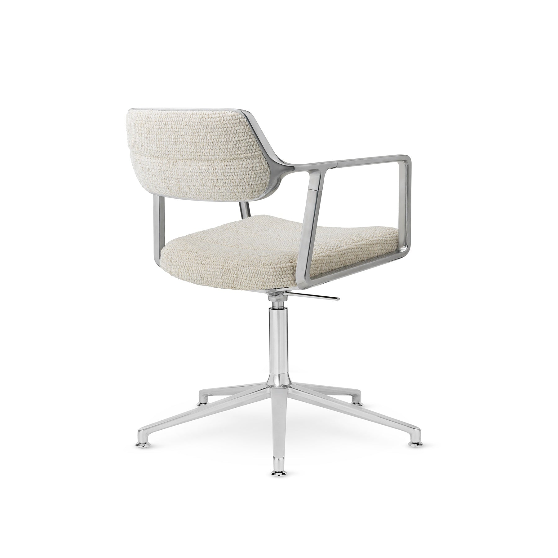 Office chair 453+ light gray with metal base