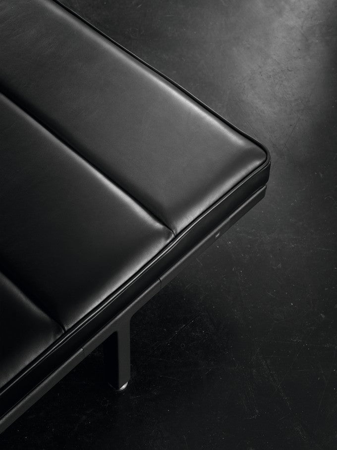 Liege 461 schwarze Leder