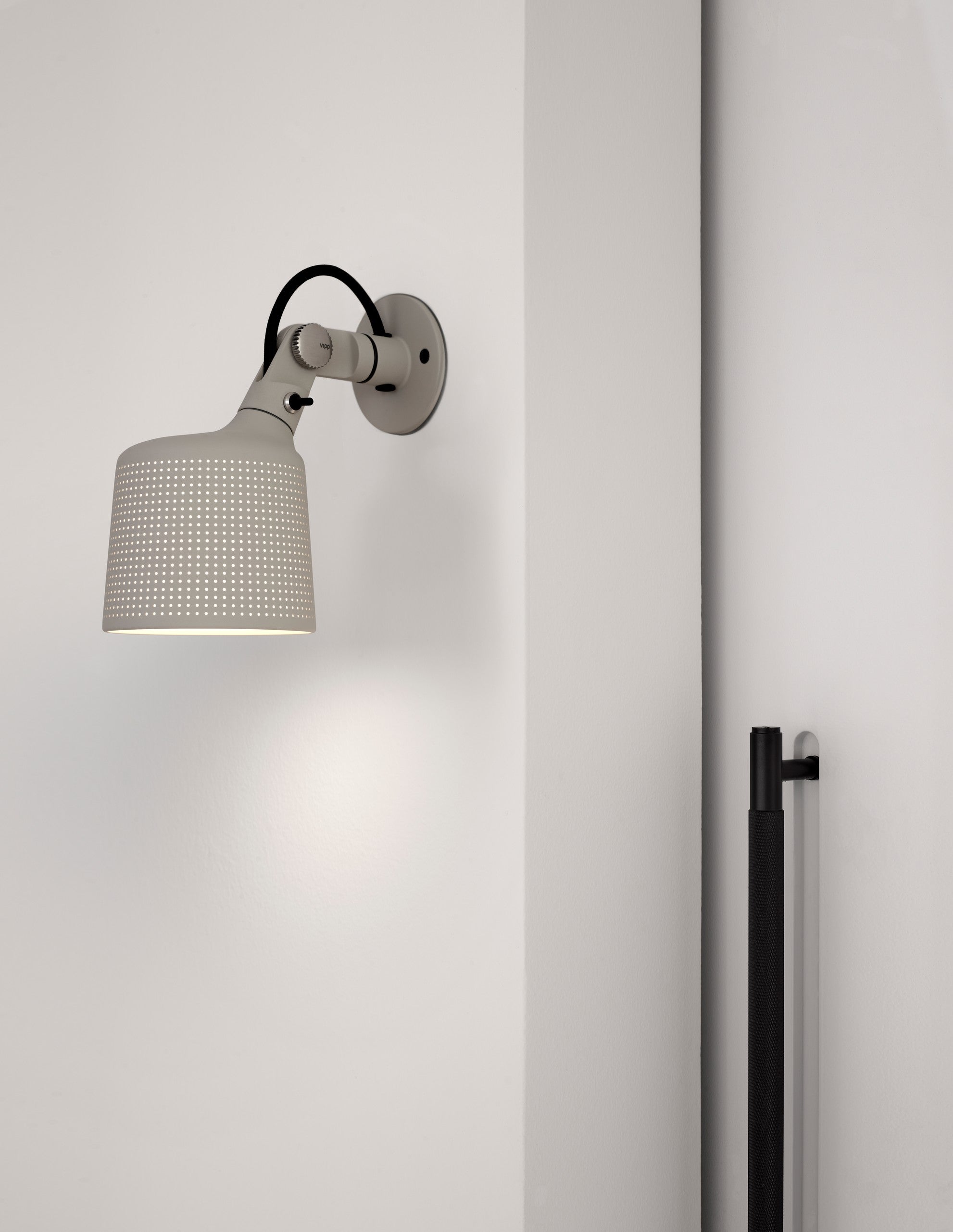 Wall lamp 524 gray metal