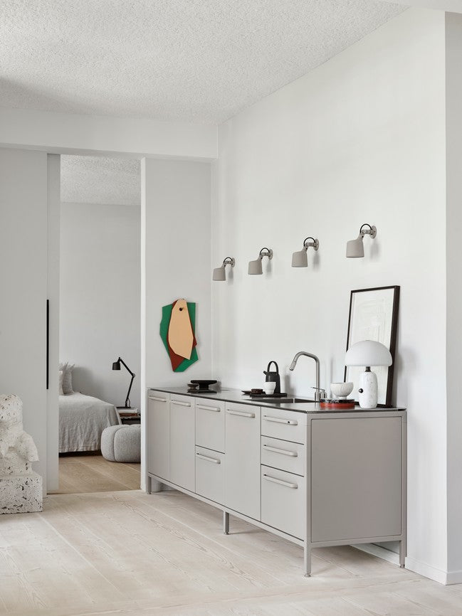 Wall lamp 524 gray metal