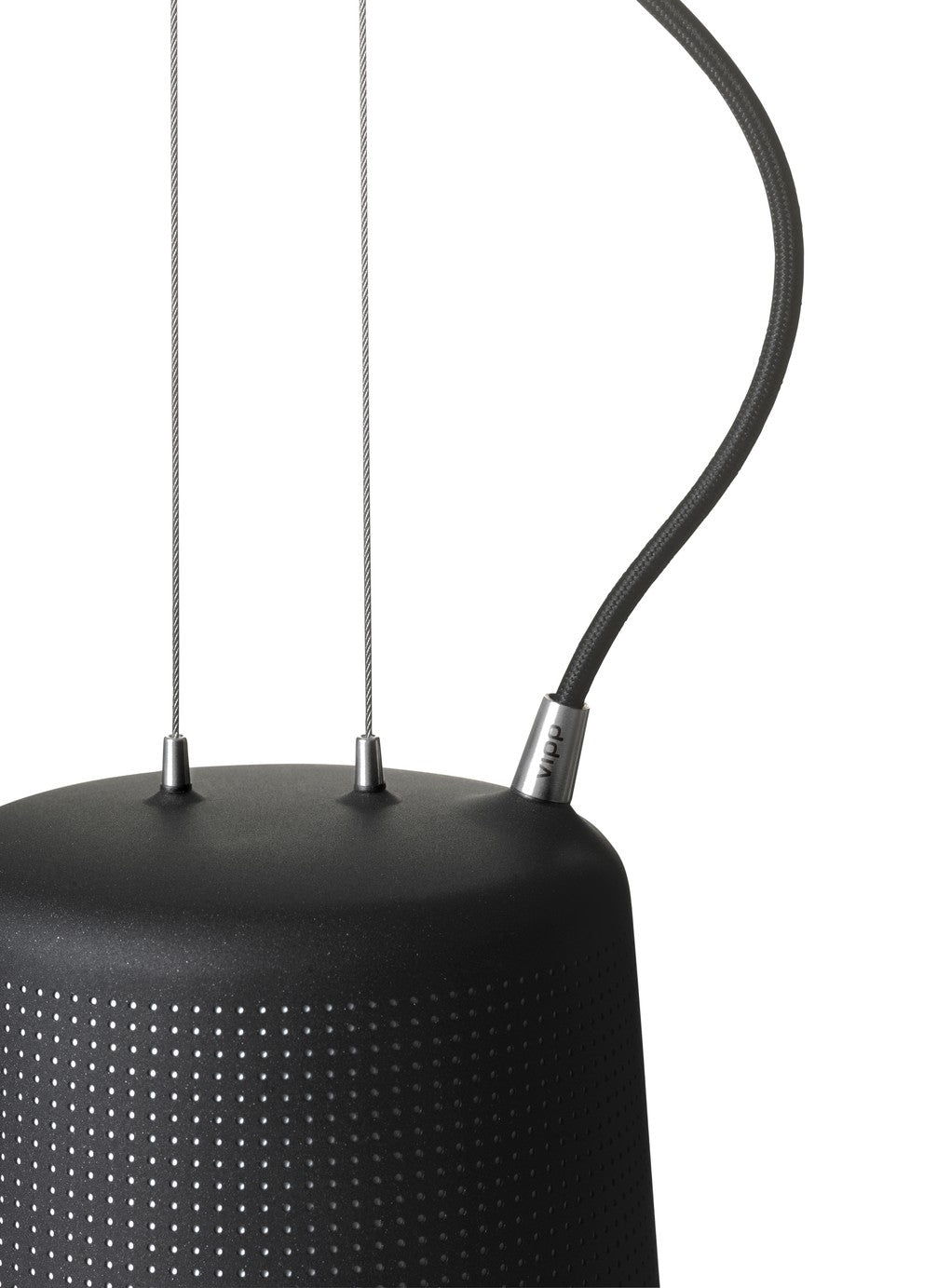 Pendelleuchte 526 schwarzes Metall
