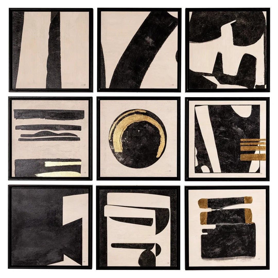 GABRI Black-Beige Picture Set