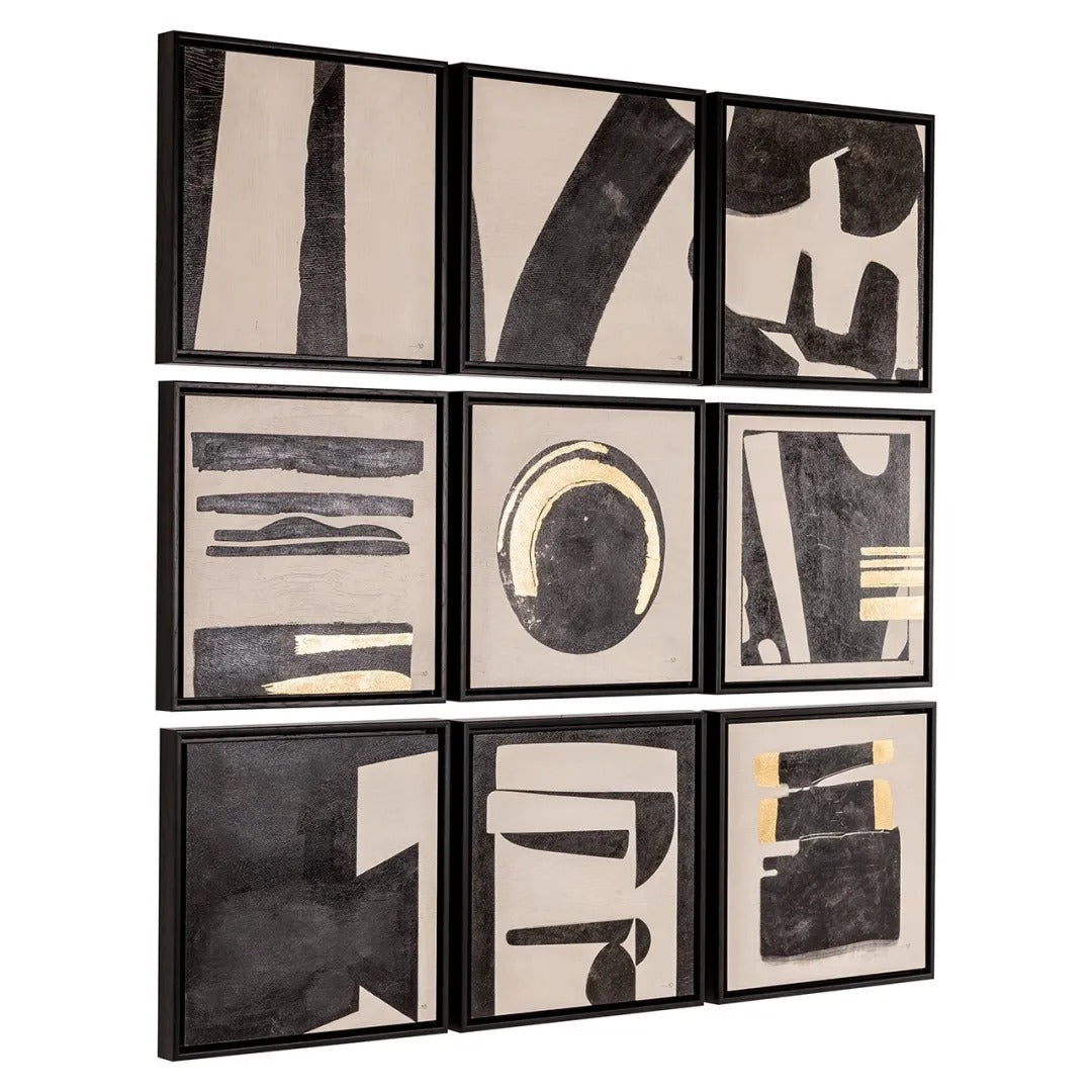 GABRI Black-Beige Picture Set