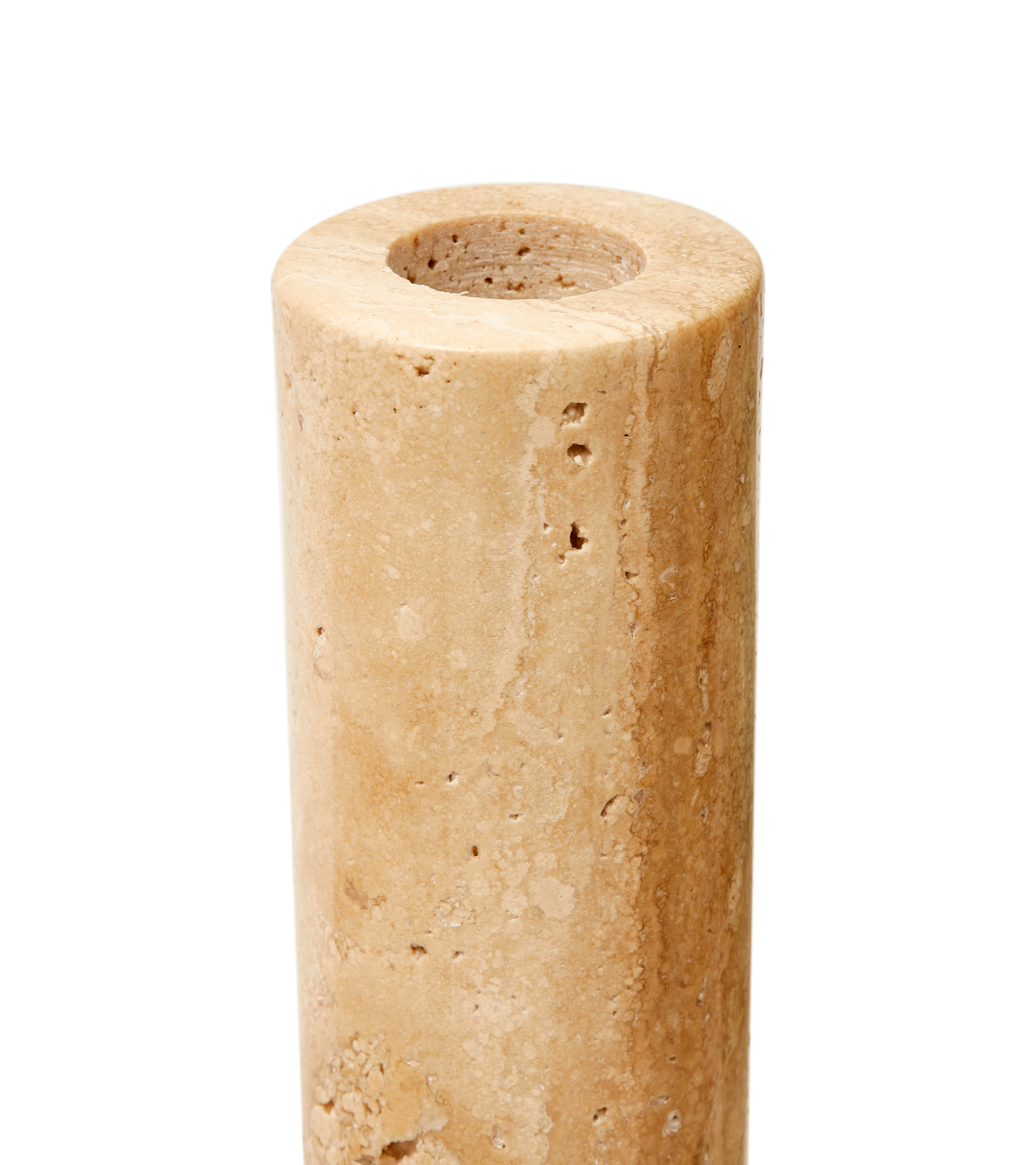 HERITAGE BELL Kerzenständer beige Travertin