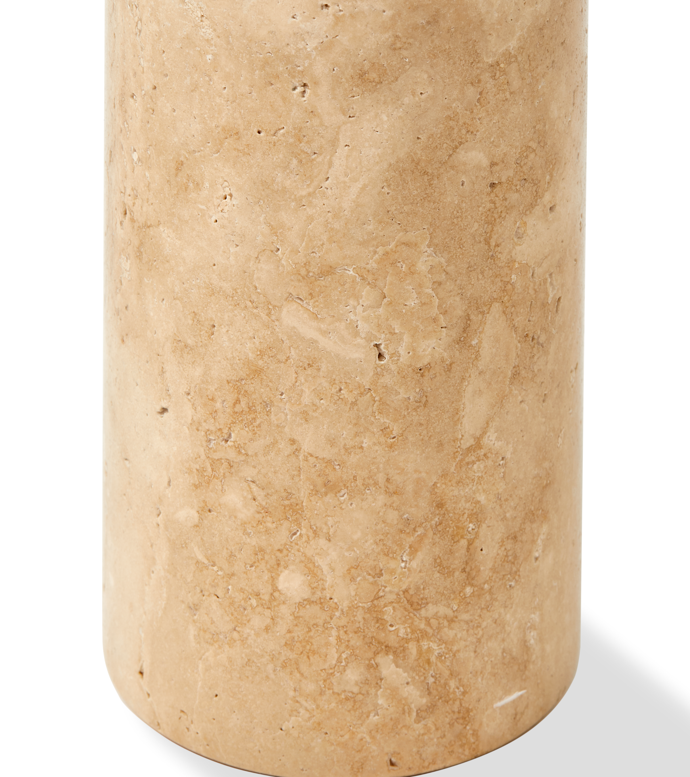 HERITAGE BOTTLE Kerzenständer beige Travertin