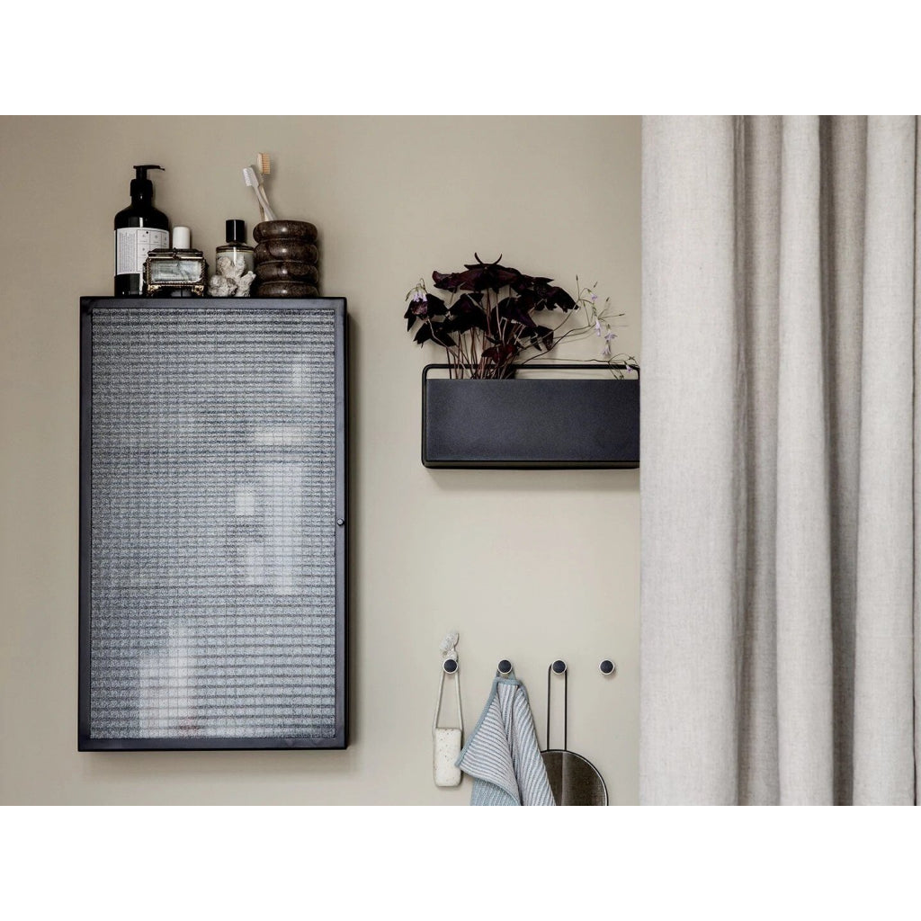 Hanging planter WALL RECTANGLE BOX black