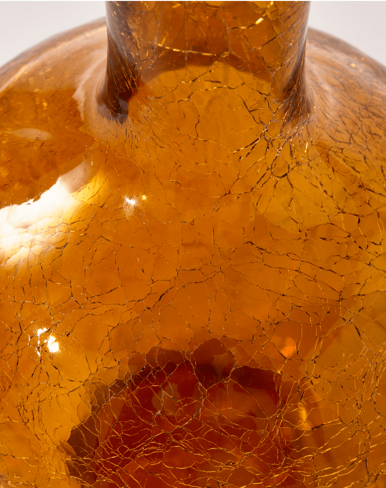 Wazon CRACKLED GLASS miodowy Pols Potten Eye on Design