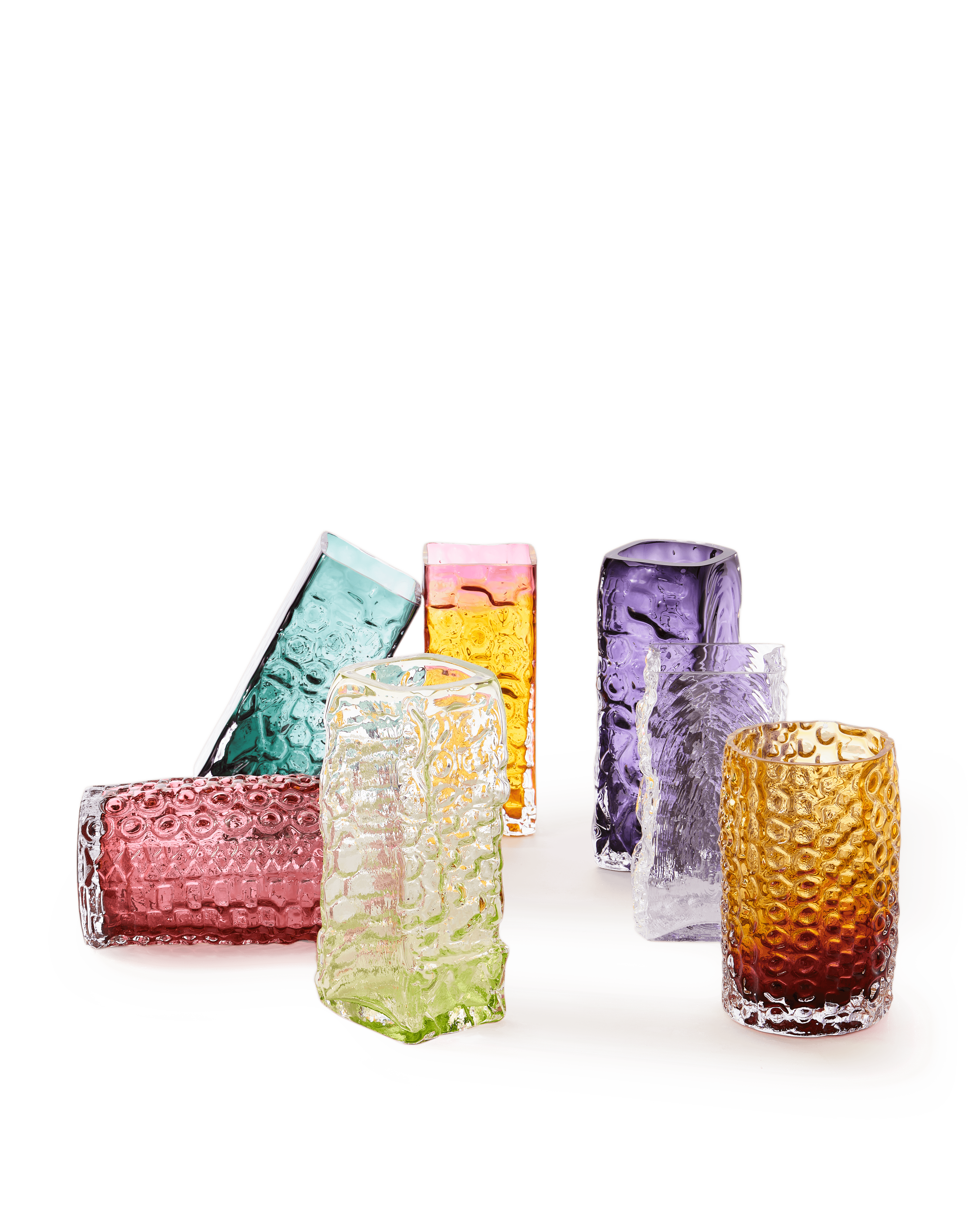 Wazon RELIEF jagodowy Pols Potten Eye on Design