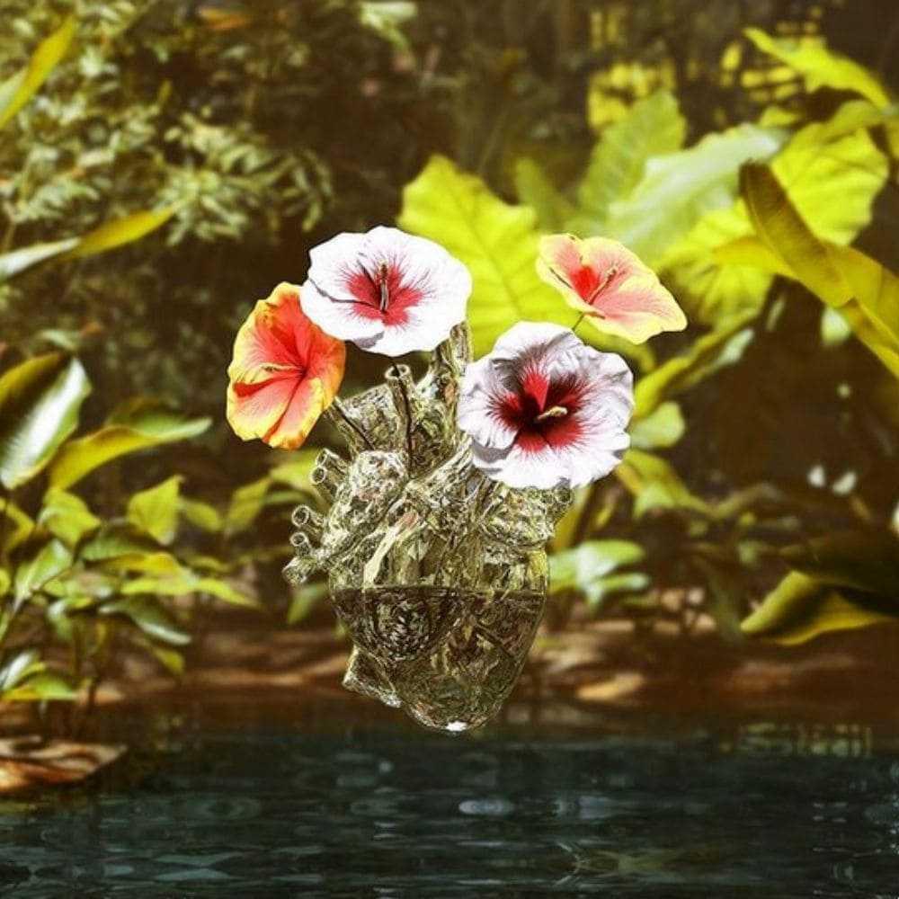 Wazon szklany LOVE IN BLOOM przezroczysty Seletti Eye on Design