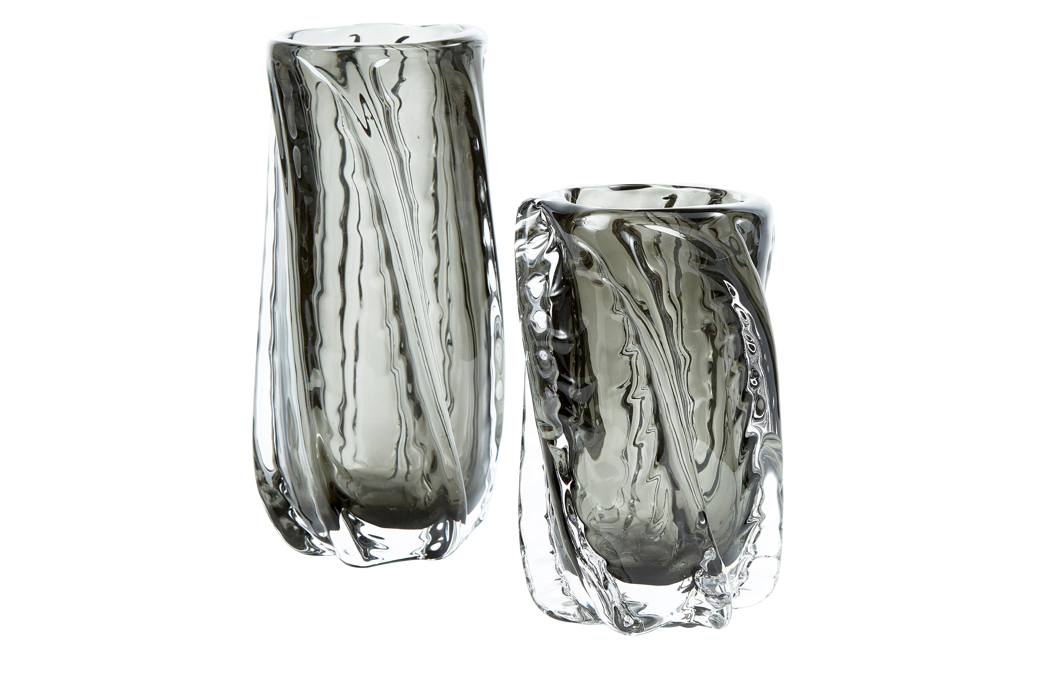 Wazon szklany PARAGON antracytowy Be Pure Eye on Design