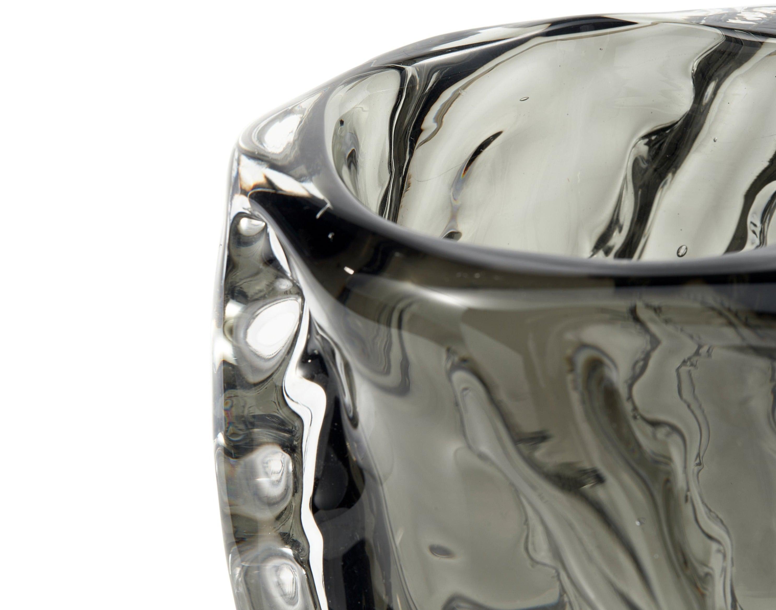 Wazon szklany PARAGON antracytowy Be Pure Eye on Design