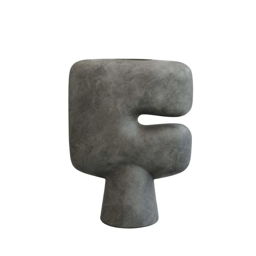 Wazon TRIBAL ciemnoszary 101 Copenhagen L Eye on Design