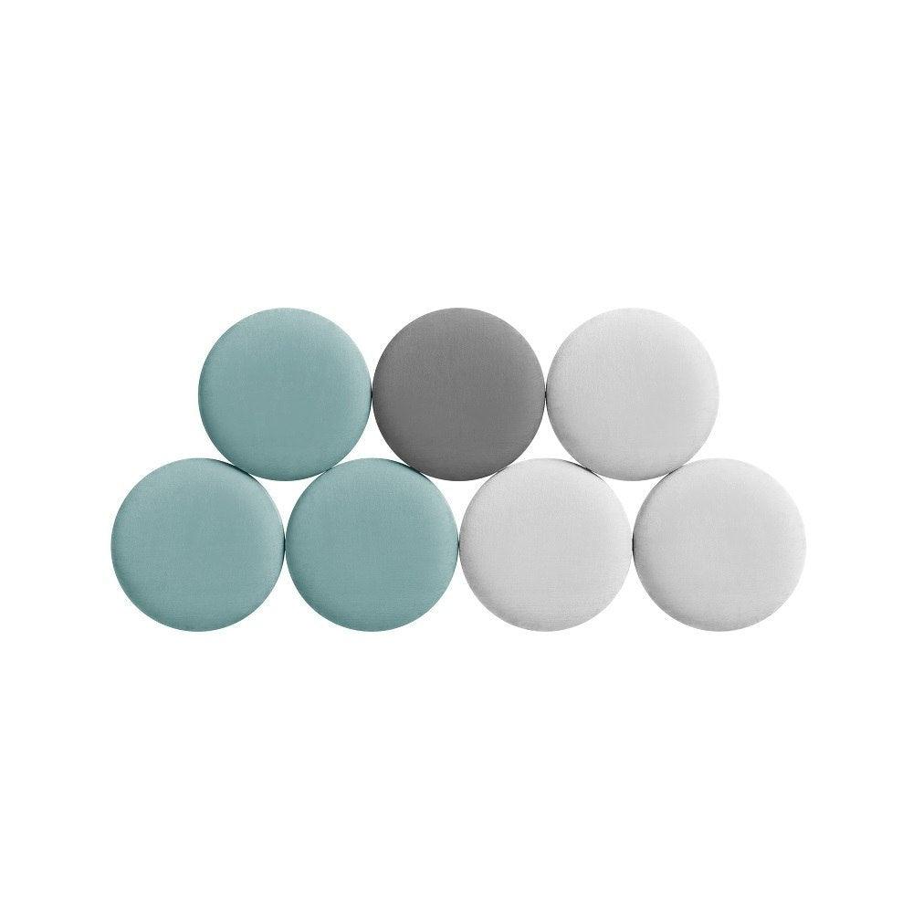 Wezgłowie BALL szary z morskim Happy Barok Eye on Design