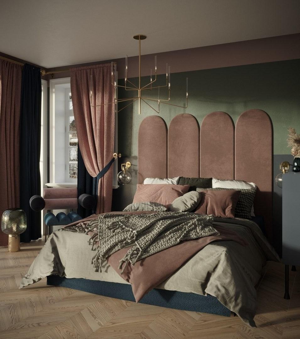 Wezgłowie ROLL niebieski Happy Barok Eye on Design