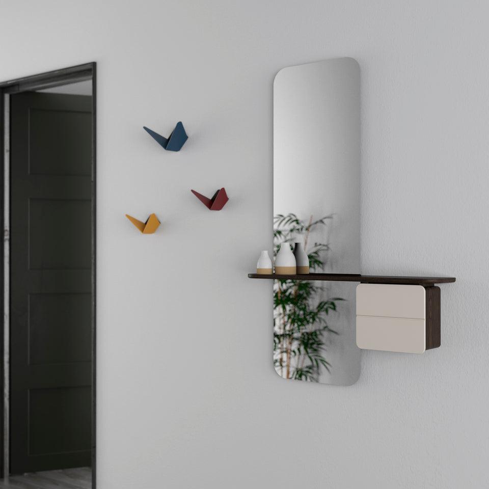 Wieszak BUTTERFLIES rubinowy UMAGE Eye on Design