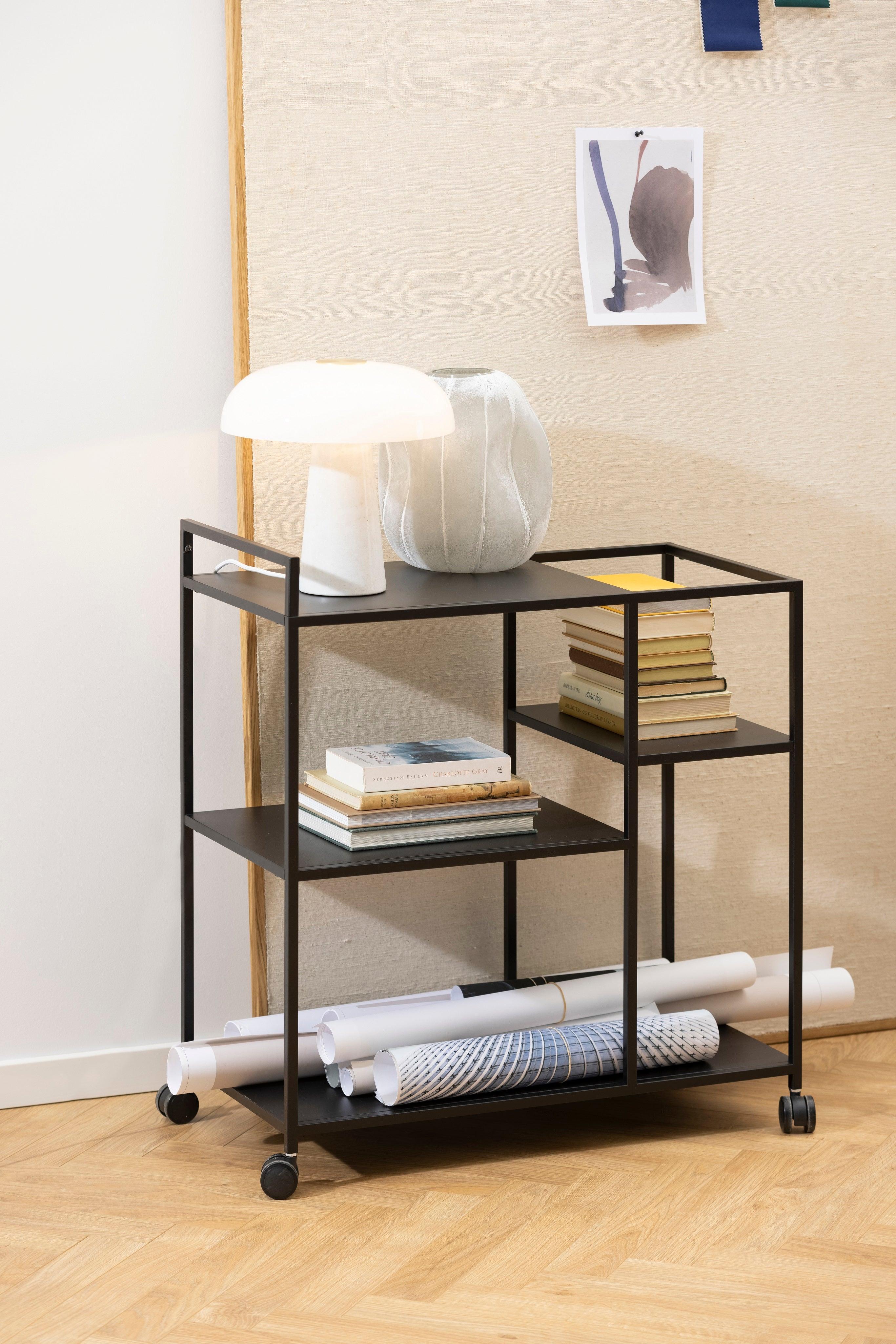 Wózek barowy NEWCASTLE czarny Home Essentials Eye on Design