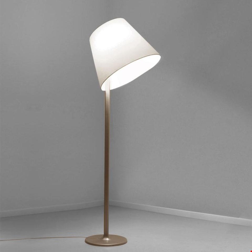 Floor lamp MELAMPO brown base