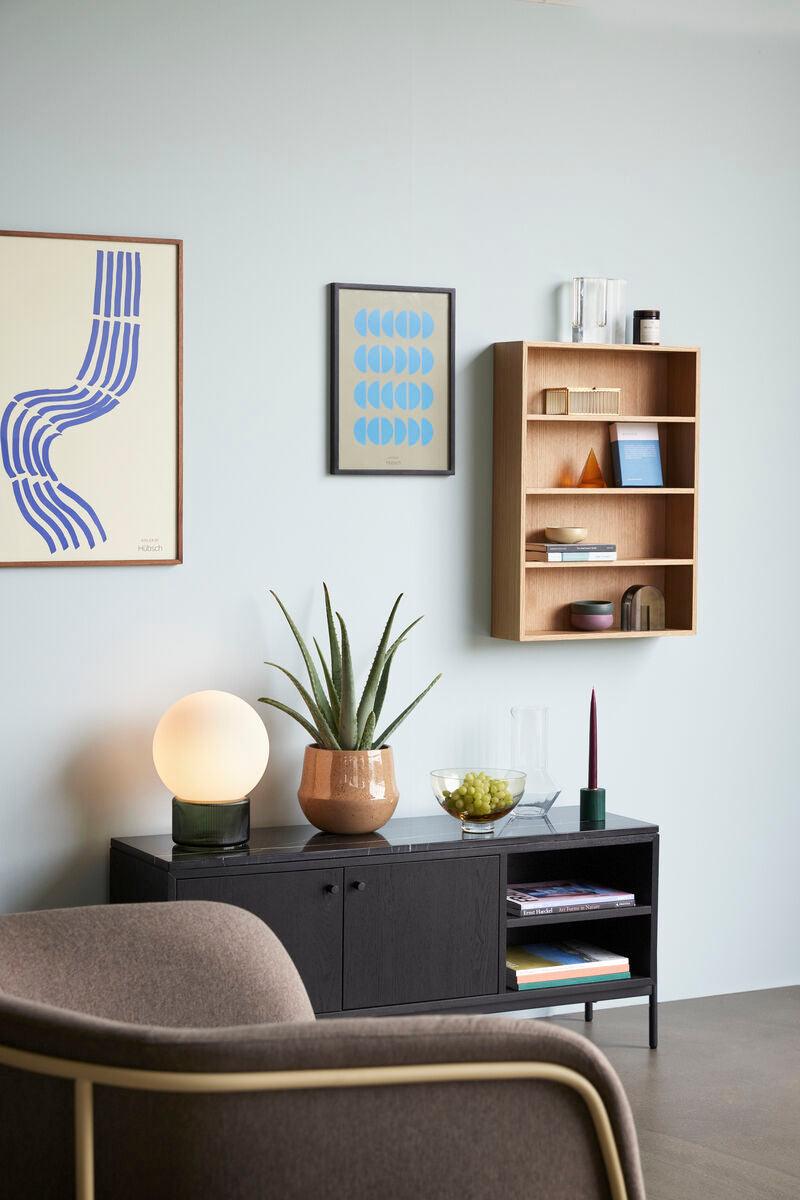 Zestaw czterech świeczników CRAYON drewno dębowe Hübsch Eye on Design