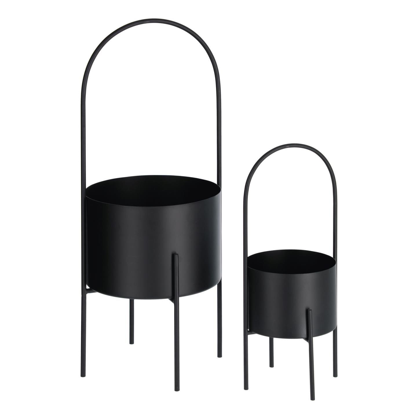Zestaw doniczek MASH czarny La Forma Eye on Design