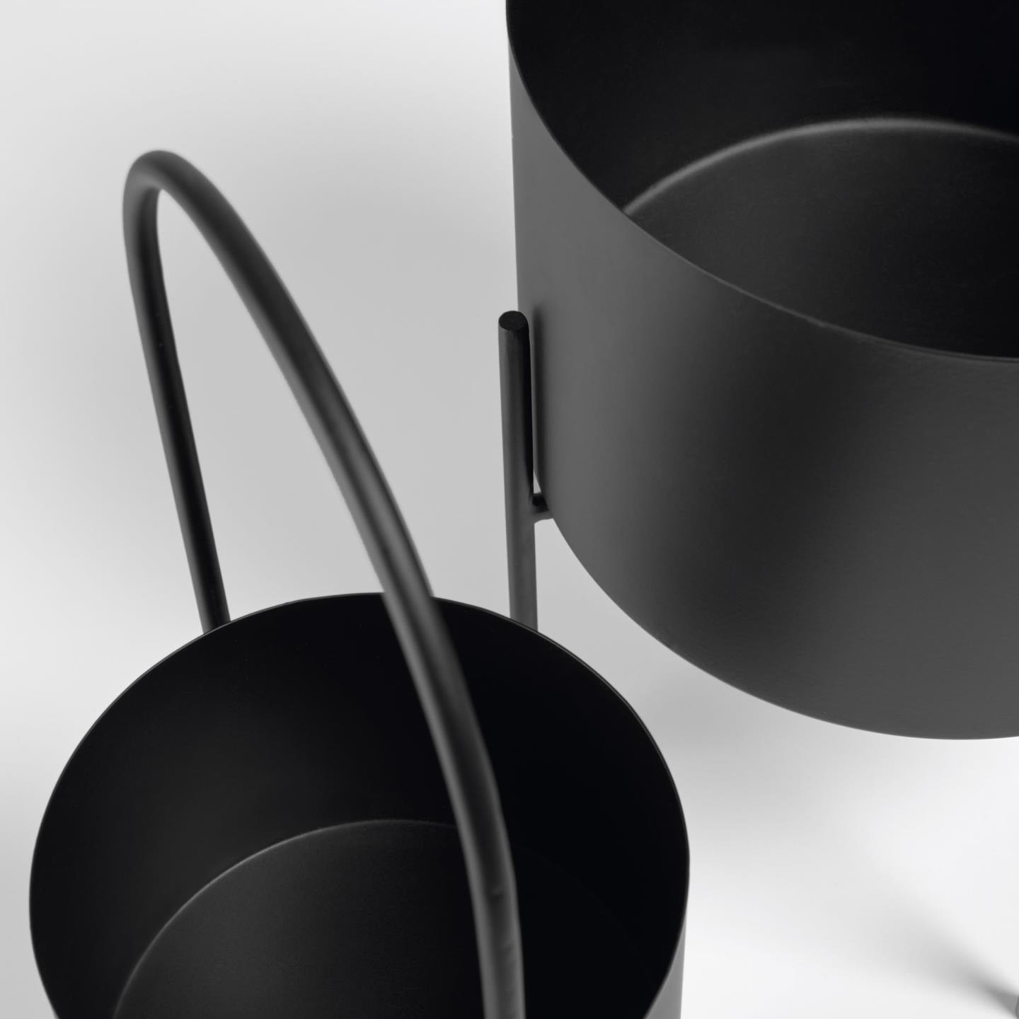 Zestaw doniczek MASH czarny La Forma Eye on Design