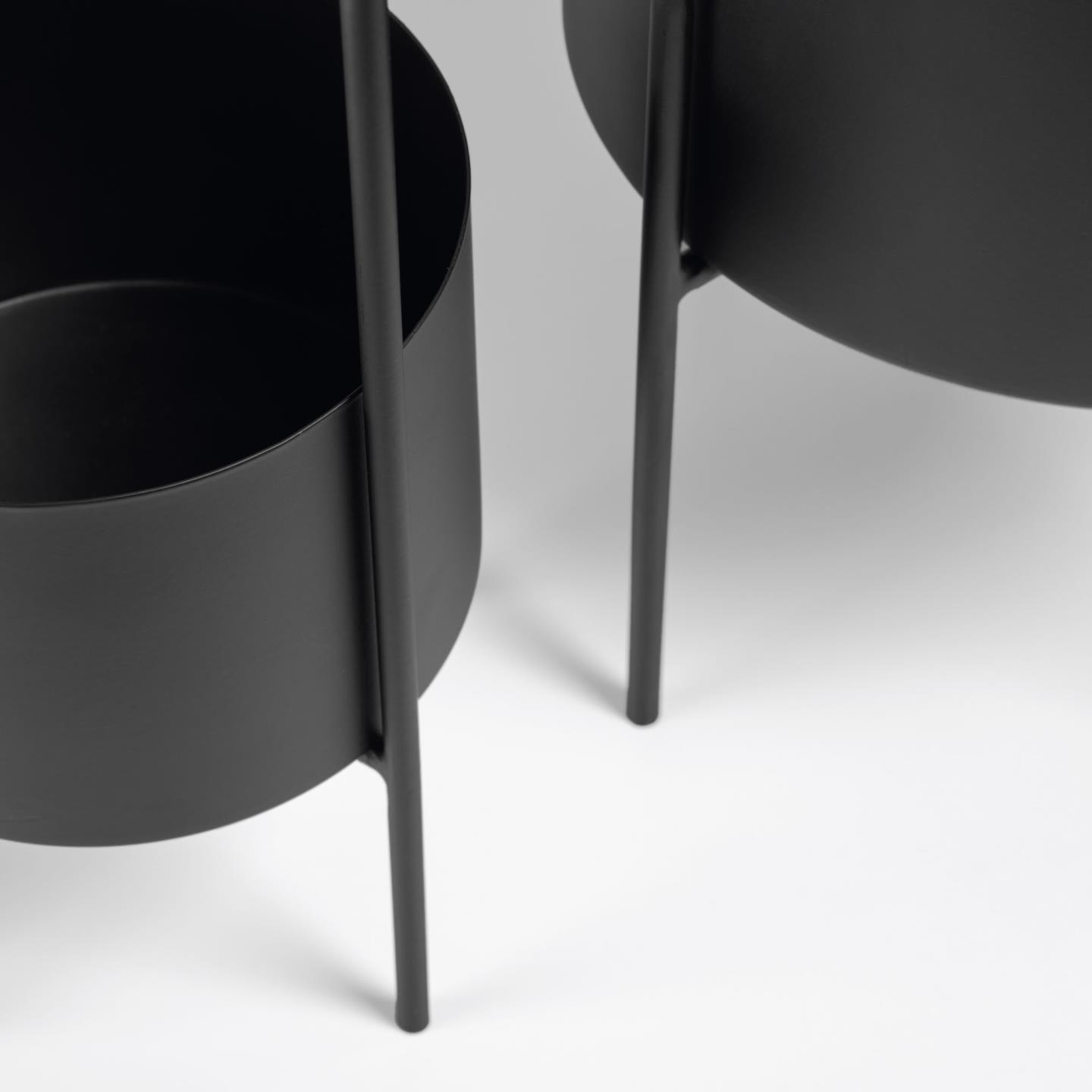 Zestaw doniczek MASH czarny La Forma Eye on Design